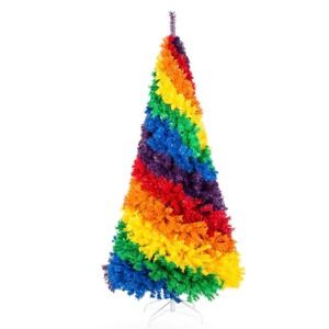 WINTER WONDER LANE PRE LIT Christmas RAINBOW TREE 7FT 400 LIGHT BRAND NEW!!